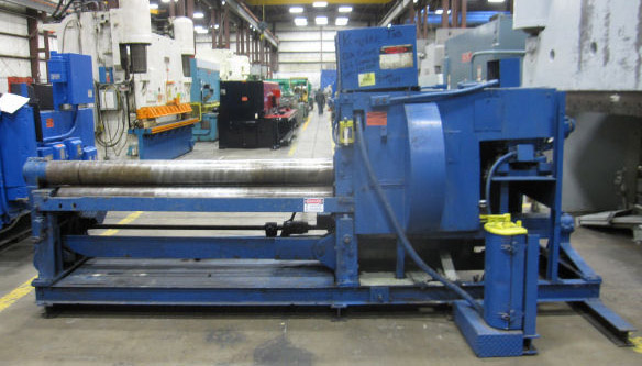 6' x 1/4" BERTSCH ... HYDRAULIC PLATE ROLL